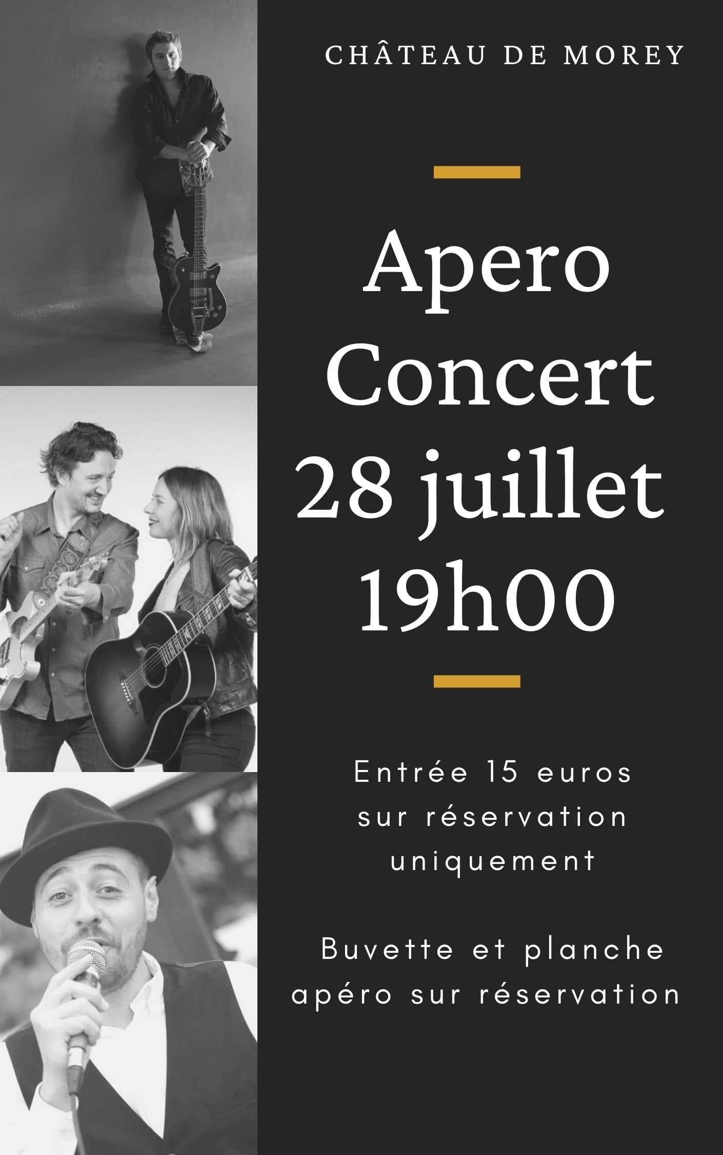 Apéro Concert dans un château à quelques minutes de Nancy