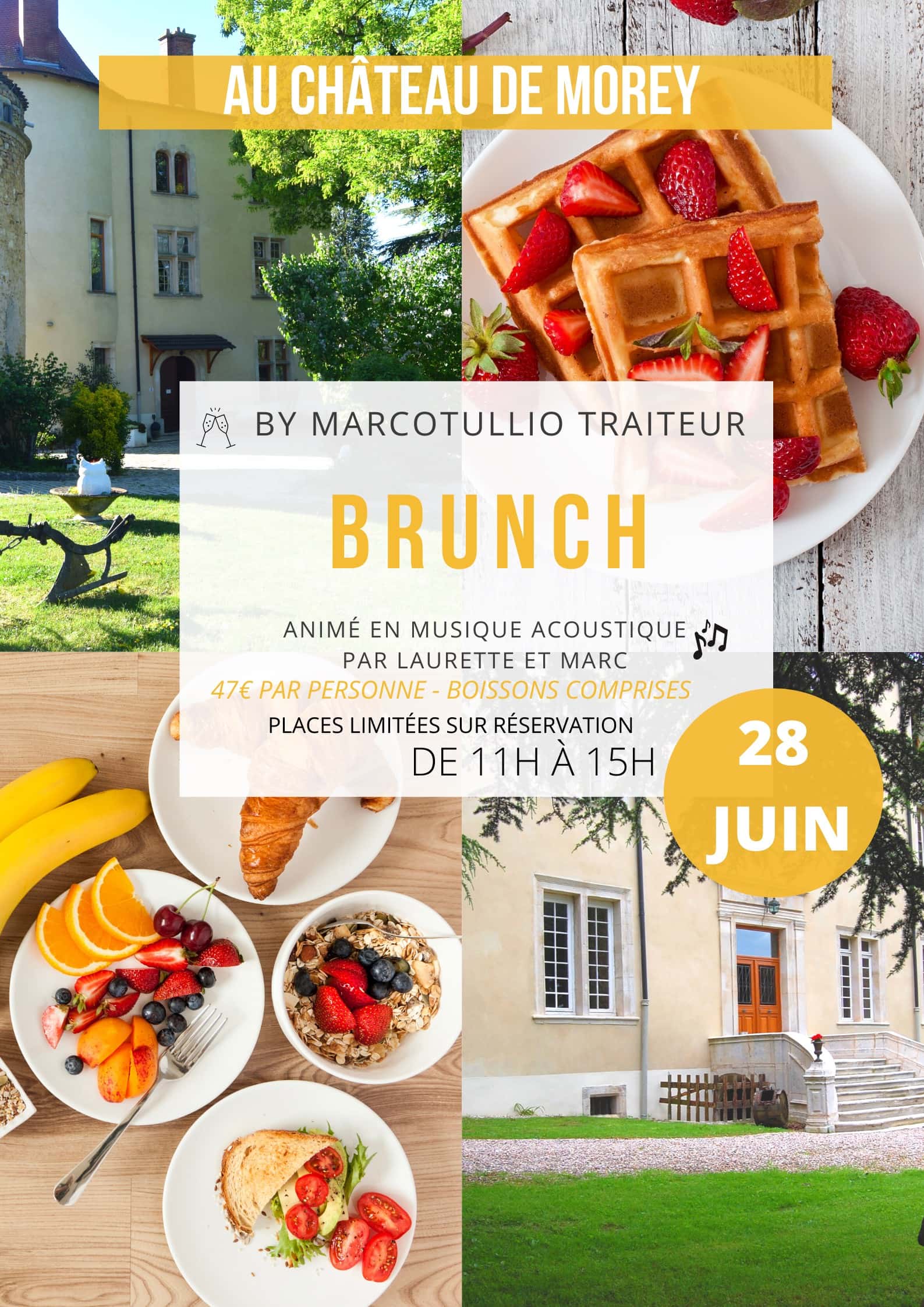 Brunch dans un château à quelques minutes de Nancy
