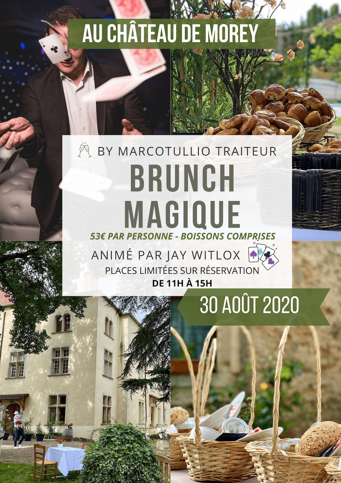 Brunch magique dans un château des ducs de Lorraine (proche de Nancy et Metz)