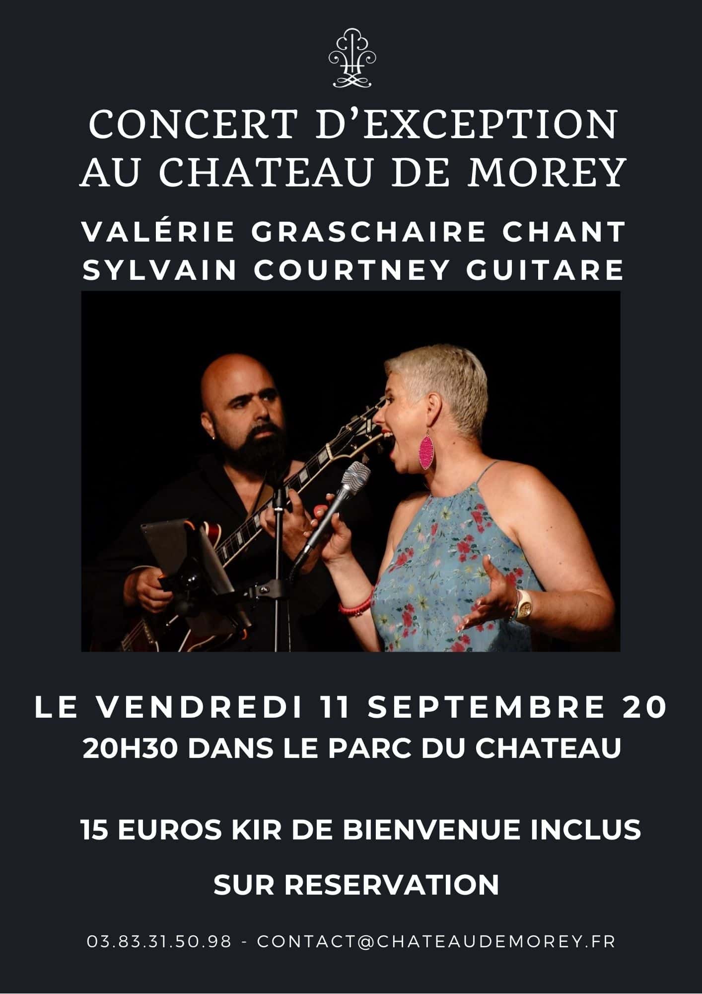 Concert Jazz d'exception au Château de Morey (proche Nancy et Metz)