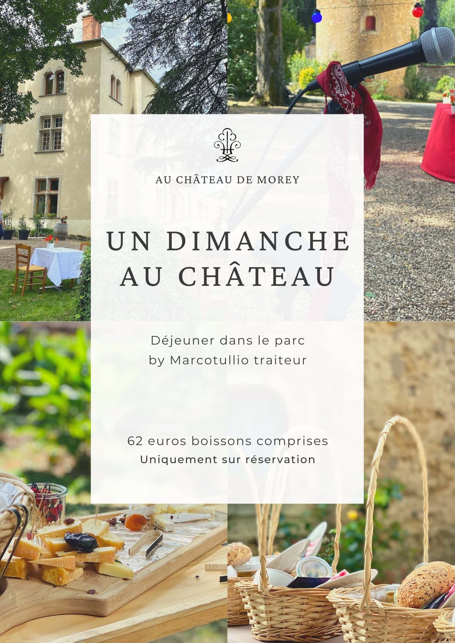 Nouvelles dates pour un dimanche au Château de Morey