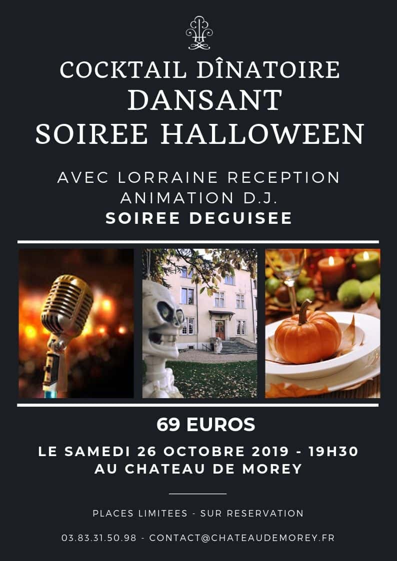 Cocktail dinatoire spécial Halloween unique sur Nancy