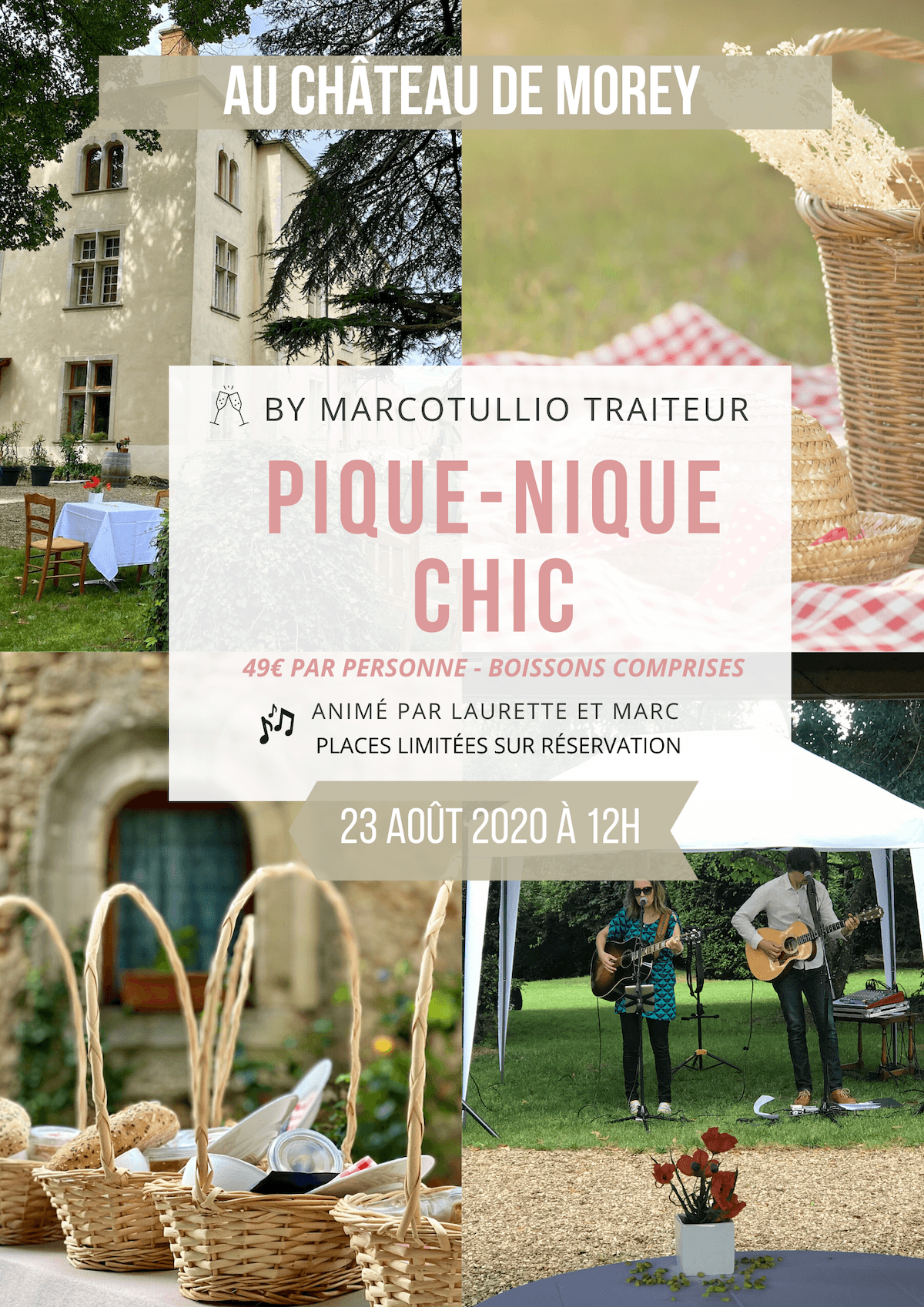 Pic nique chic dans un château en Lorraine - Nancy / Metz