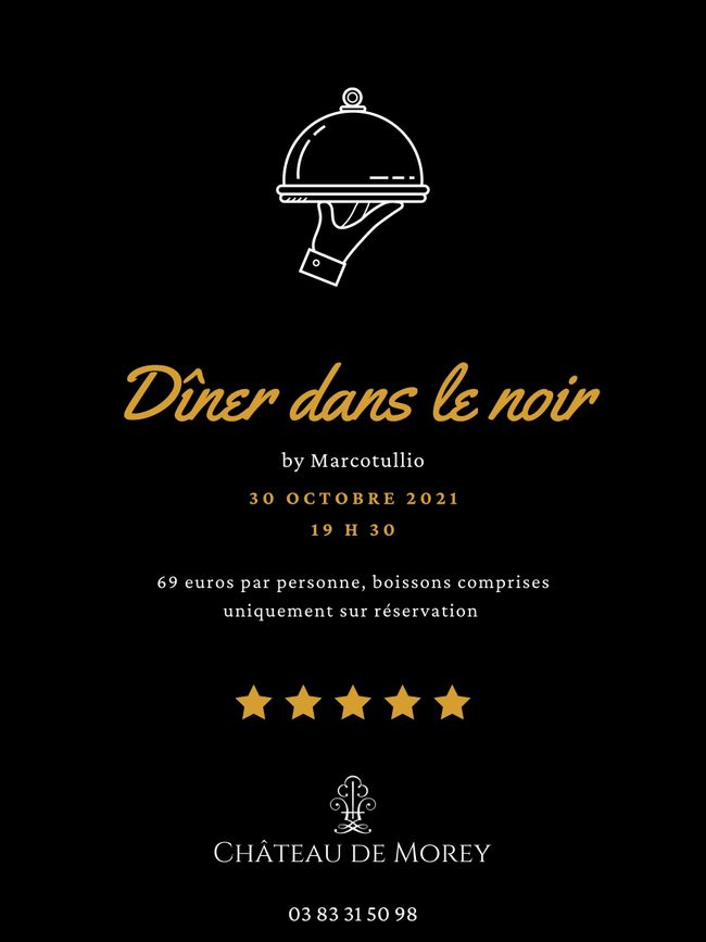 Dîner dans le noir 5ème Edition 💡 🍽