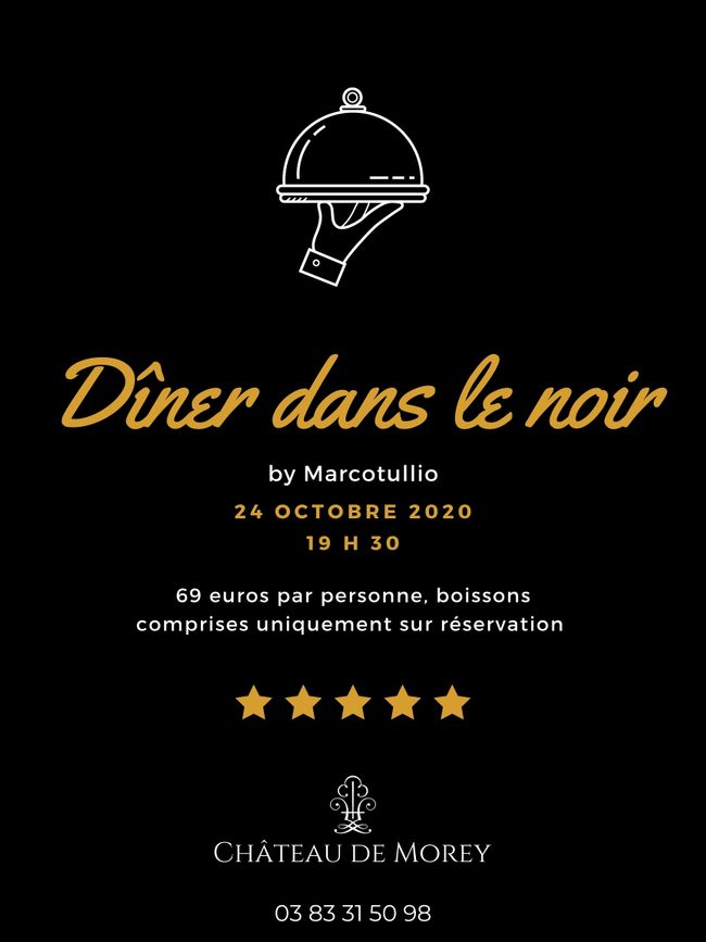 dîner dans le noir