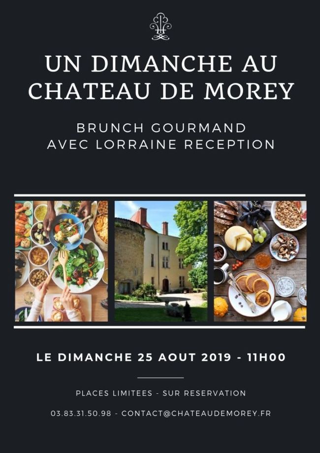 Brunch au château de Morey en Lorraine